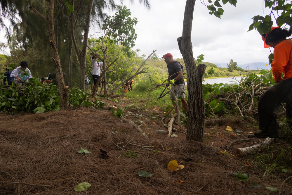 MCBH and Ola Nu’upia Hui conduct Environmental Stewardship Workday