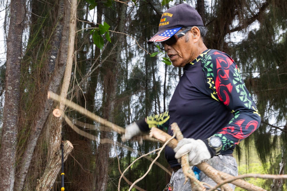 MCBH and Ola Nu’upia Hui conduct Environmental Stewardship Workday