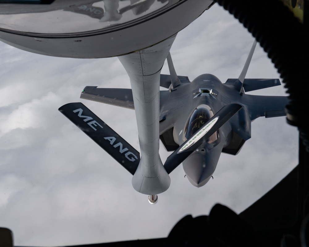 Atlantic Trident 25 Aerial Refueling Over Finland