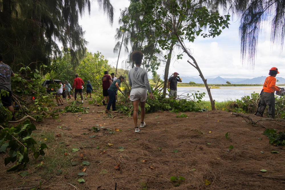 MCBH and Ola Nu’upia Hui conduct Environmental Stewardship Workday