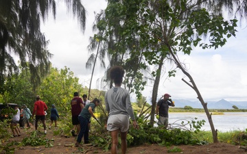 MCBH and Ola Nu’upia Hui conduct Environmental Stewardship Workday