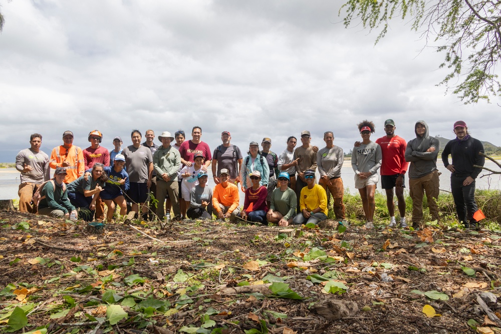 MCBH and Ola Nu’upia Hui conduct Environmental Stewardship Workday