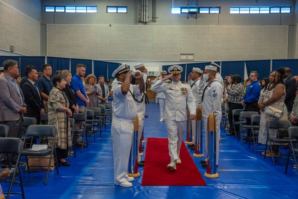CFAC Hold Change of Command Ceremony