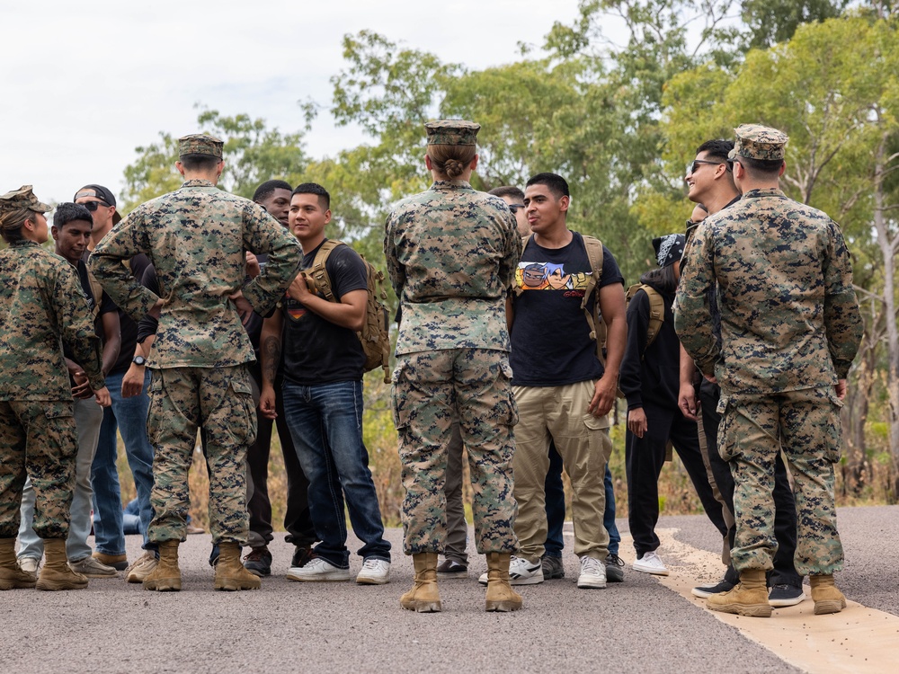 U.S. Marines, Sailors with MRF-D 25.3 conduct an integration check
