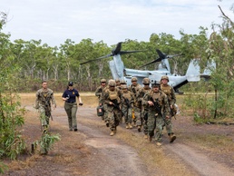 U.S. Marines, Sailors with MRF-D 25.3 conduct an integration check