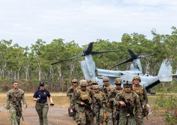 U.S. Marines, Sailors with MRF-D 25.3 conduct integration check