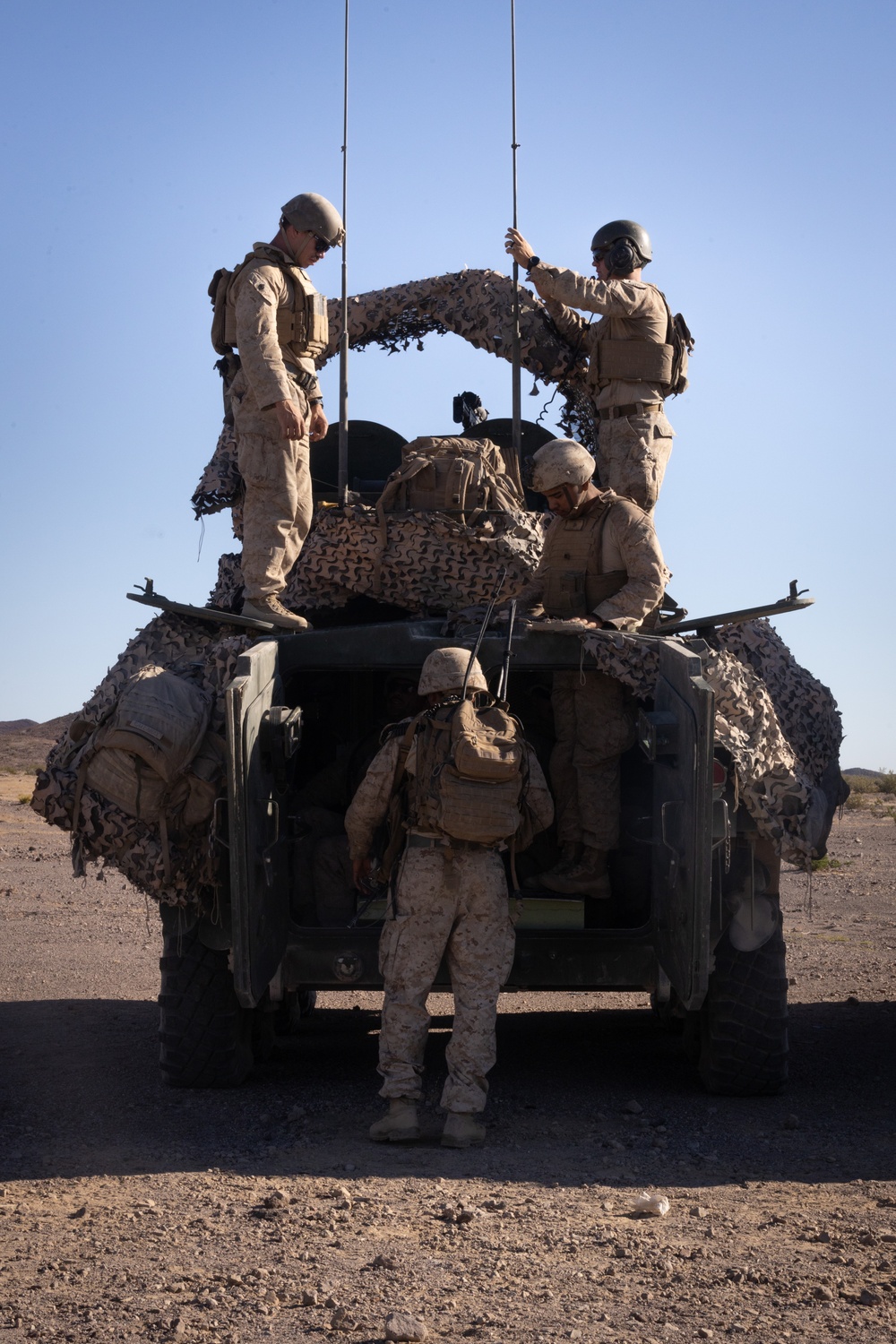 4th Marine Division Commanding General Visits Marines at ITX 3-25