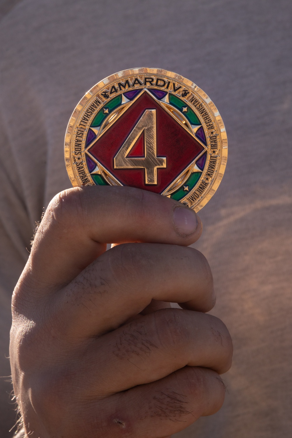 4th Marine Division Commanding General Visits Marines at ITX 3-25