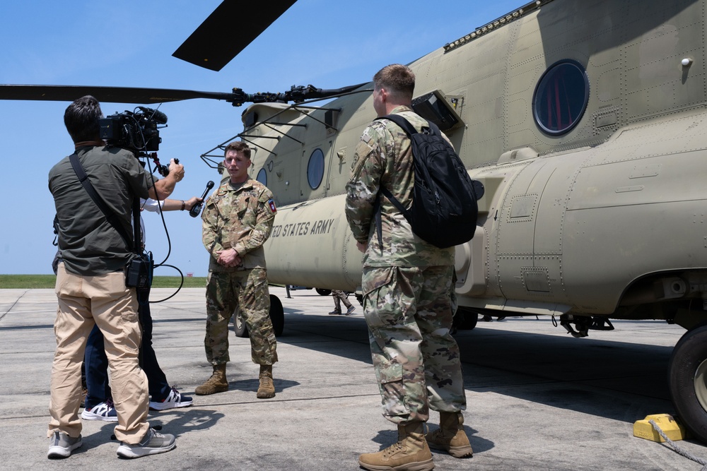 82nd Airborne Division hosts media engagement to preview aircraft for Army 250th