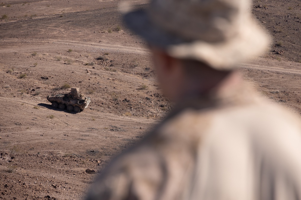4th Marine Division Commanding General Visits Marines at ITX 3-25