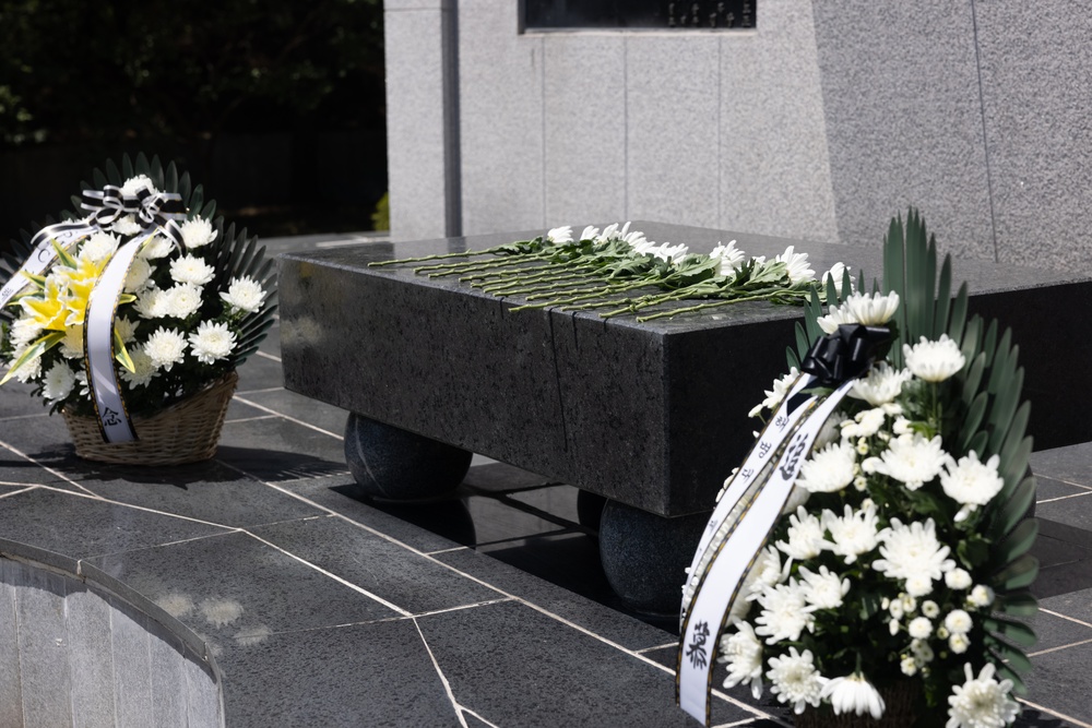 Activated Reserve Marines Participate in Commemoration ceremony with ROK Marines