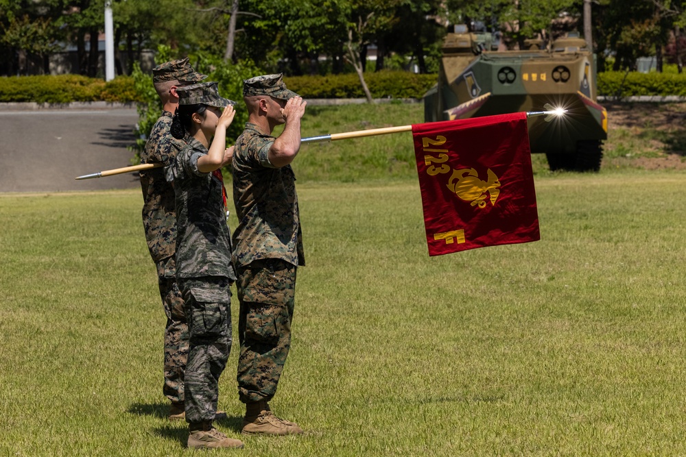 Activated Reserve Marines attend ROK Marines recruit graduation during Korea Viper 25.4
