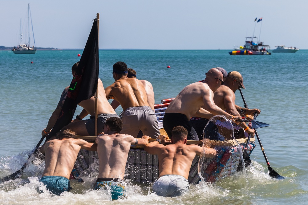 MRF-D 25.3: U.S. Marines participate in Darwin Lions Beercan Regatta