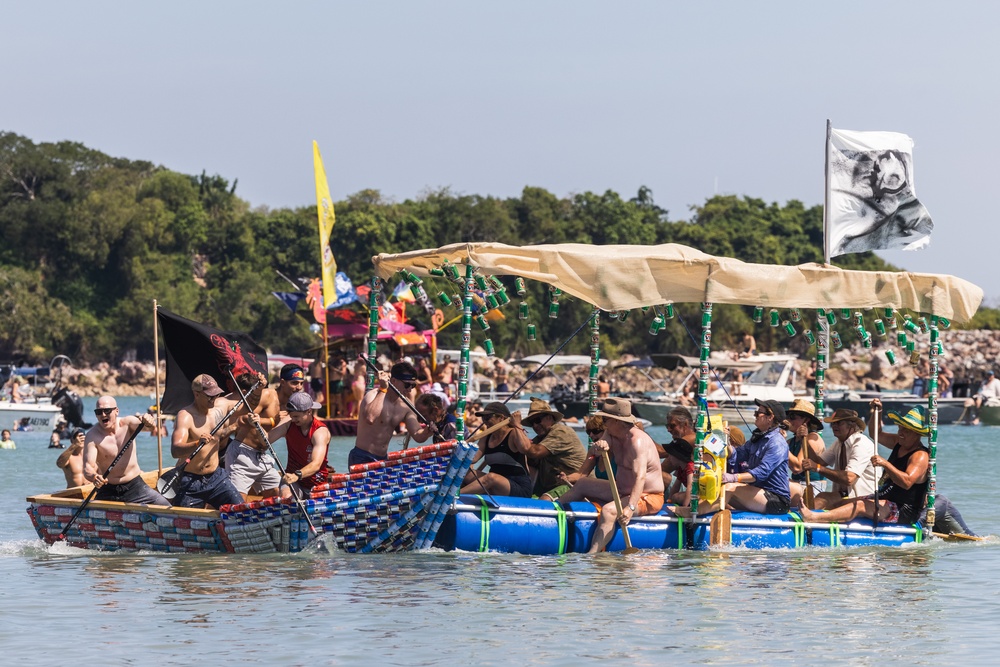MRF-D 25.3: U.S. Marines participate in Darwin Lions Beercan Regatta