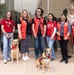 American Red Cross Therapy Dogs visit to USNMRTC Yokosuka