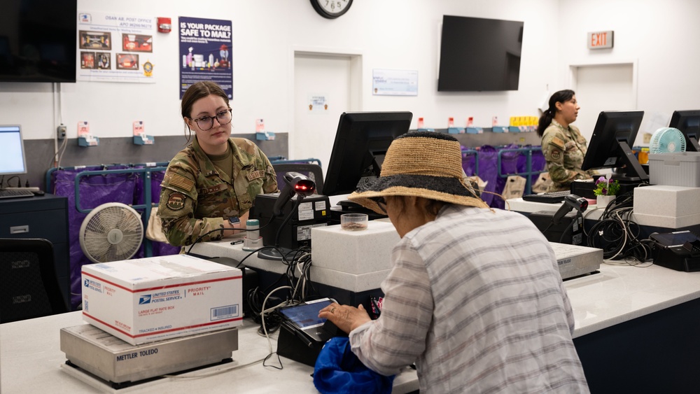 Osan Post office awarded Best in Air Force 2024