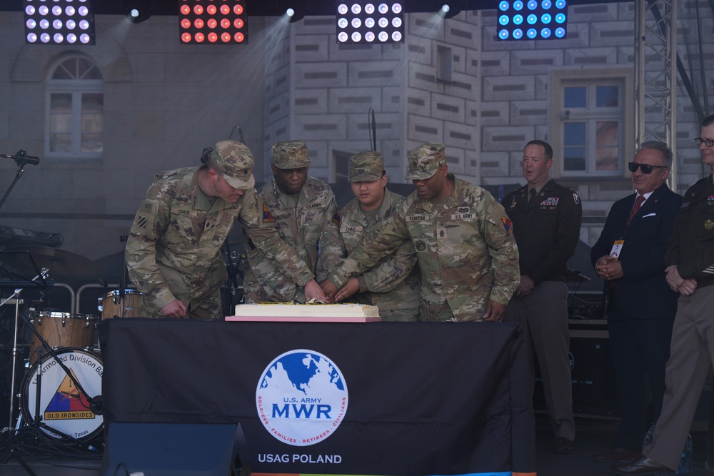 U.S. Army's 250th birthday celebration in Boleslawiec, Poland