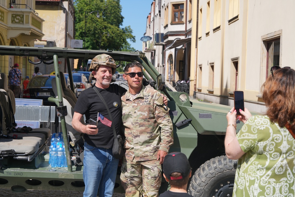 U.S. Army's 250th birthday celebration in Boleslawiec, Poland