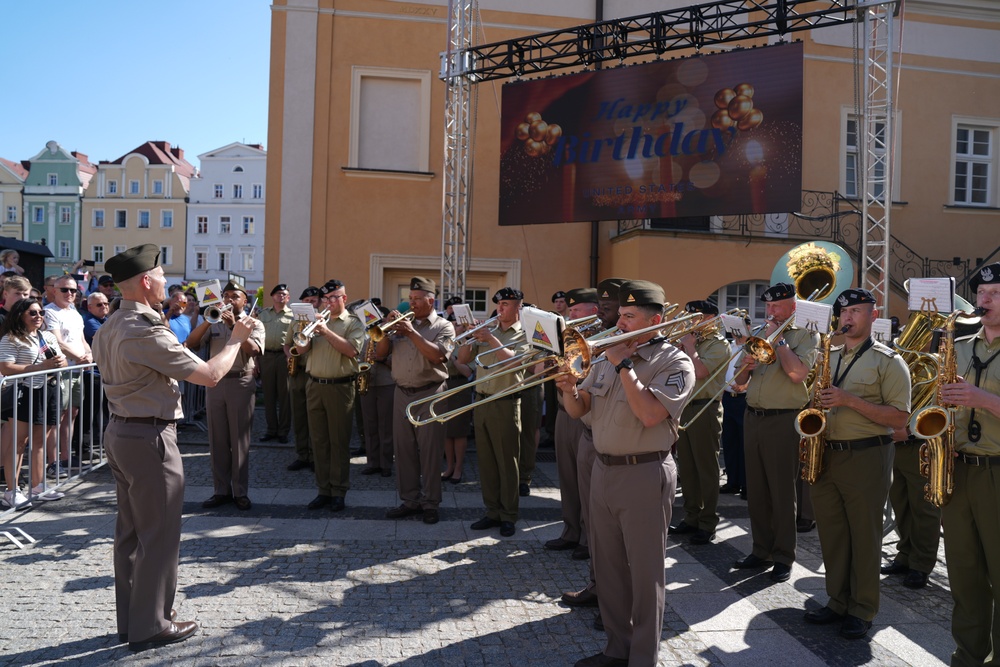 U.S. Army's 250th birthday celebration in Boleslawiec, Poland