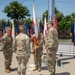 Maj. Gen. Dave Womack relinquishes command of U.S. Army Japan to Brig. Gen. James Dooghan, as Gen