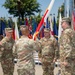 Maj. Gen. Dave Womack relinquishes command of U.S. Army Japan to Brig. Gen. James Dooghan, as Gen