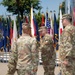 Maj. Gen. Dave Womack relinquishes command of U.S. Army Japan to Brig. Gen. James Dooghan, as Gen