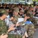 Maj. Gen. Dave Womack relinquishes command of U.S. Army Japan to Brig. Gen. James Dooghan, as Gen