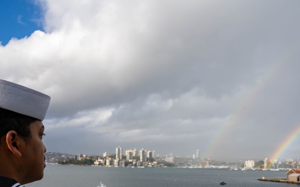 USS America (LHA 6) Arrives in Sydney, Australia