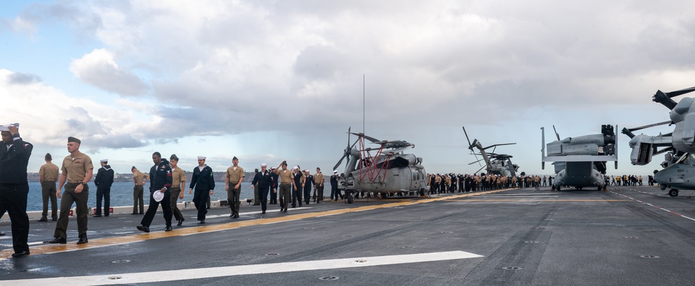 USS America (LHA 6) Arrives in Sydney, Australia