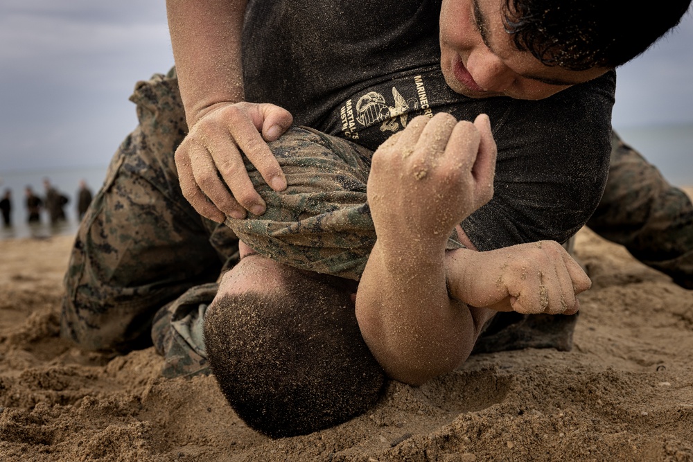 4th Marine Regiment Lance Corporal Seminar 3-25 | MCMAP Physical Training