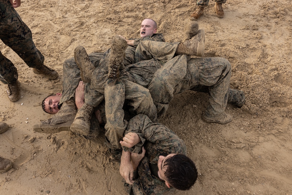 4th Marine Regiment Lance Corporal Seminar 3-25 | MCMAP Physical Training