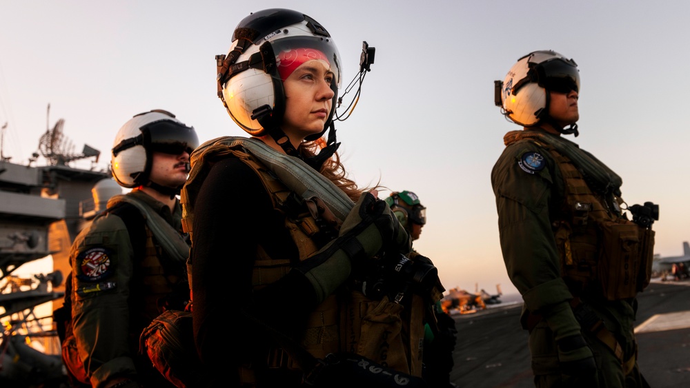 George Washington Conducts Flight Operations