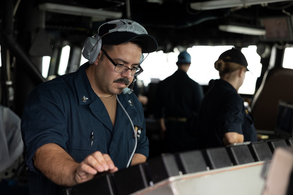 Curtis Wilbur Conduct Strait Transit