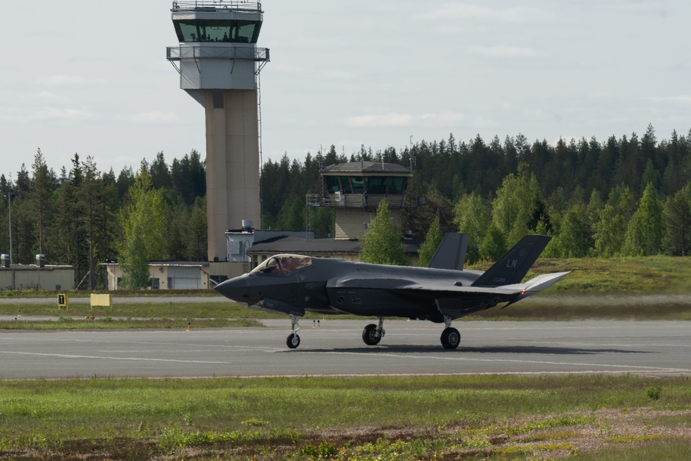 Atlantic Trident 25: 48th FW F-35s visit Rovaniemi AB for the first time