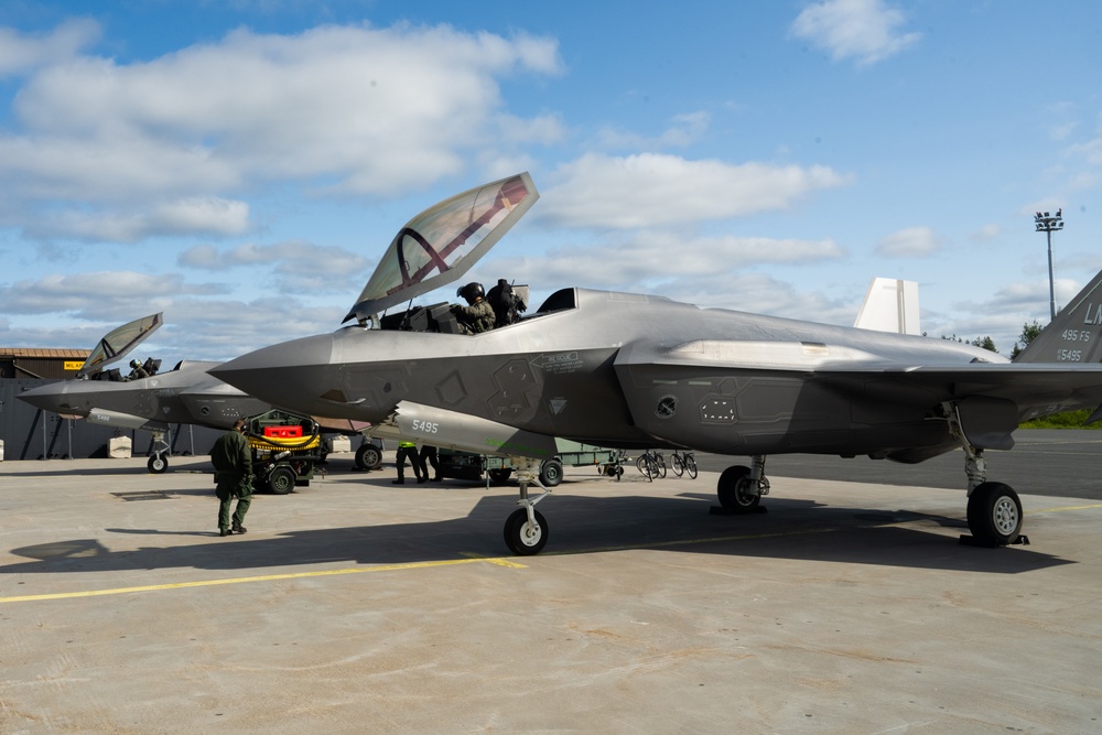 Atlantic Trident 25: 48th FW F-35s visit Rovaniemi AB for the first time