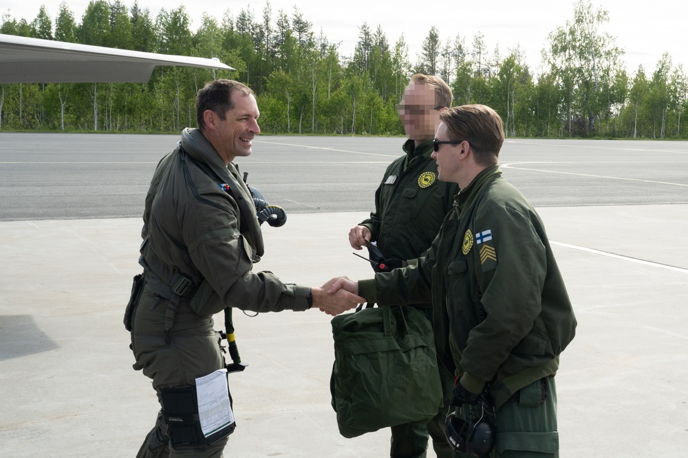 Atlantic Trident 25: 48th FW F-35s visit Rovaniemi AB for the first time