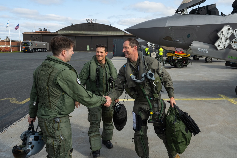 Atlantic Trident 25: 48th FW F-35s visit Rovaniemi AB for the first time