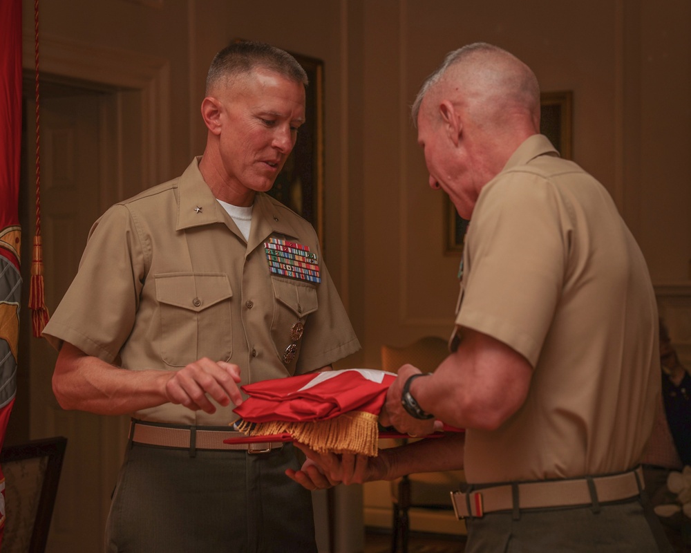 Commandant Frocks Col. Timothy S. Brady Jr. to Brigadier General