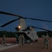CH-47 Chinook supports night refueling exercise at JRTC