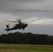AH-64 Apache prepares to land at JRTC