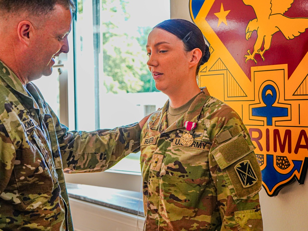 U.S. Army Warrant Officer Anna Reaper Award Ceremony