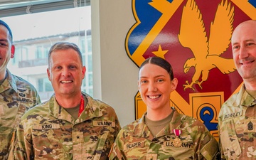 U.S. Army Warrent Officer Anna Reaper Award Ceremony
