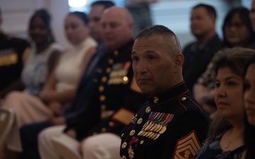 Master Gunnery Sgt. Fernando Llanos' Retirement Ceremony