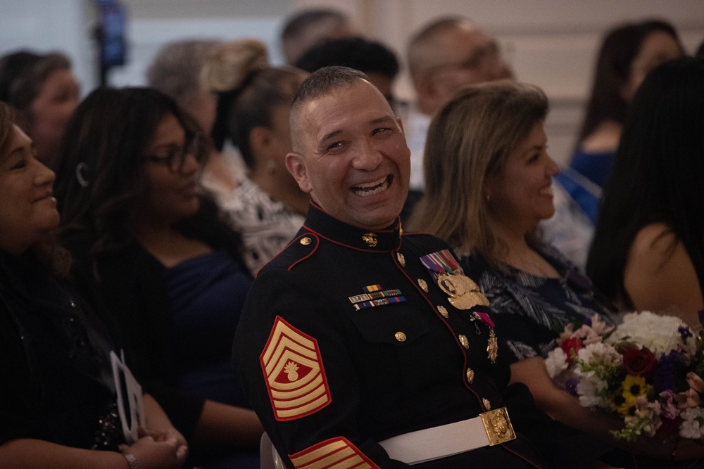 Master Gunnery Sgt. Fernando Llanos' Retirement Ceremony
