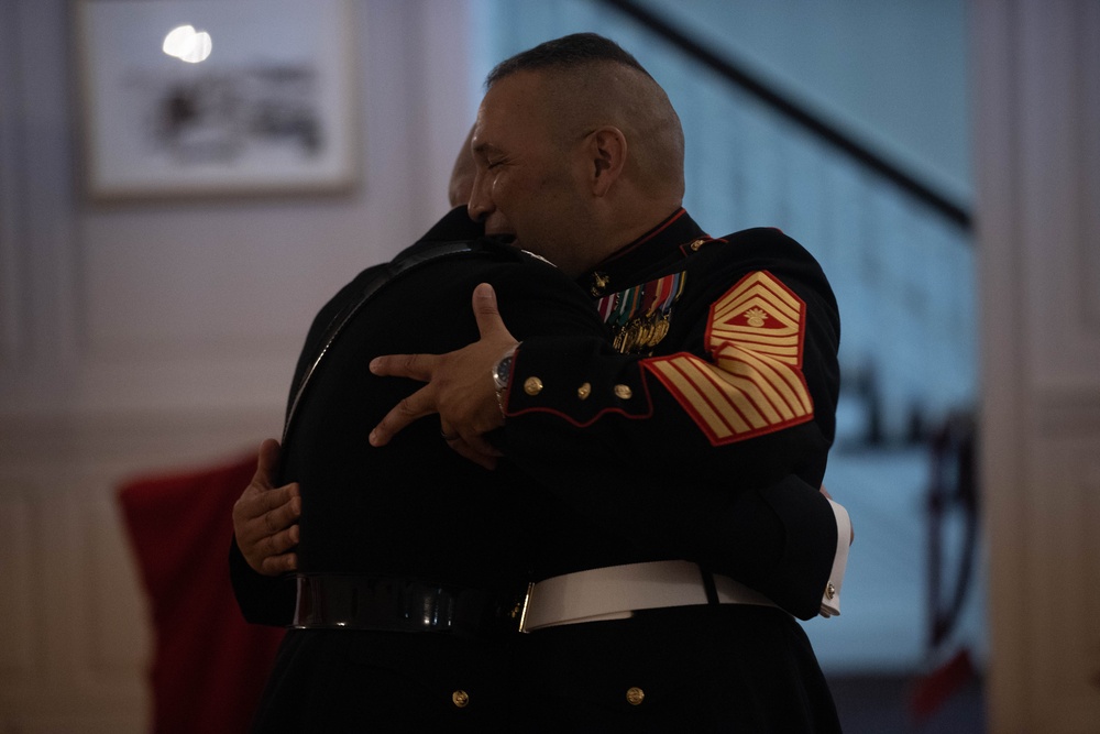 Master Gunnery Sgt. Fernando Llanos' Retirement Ceremony