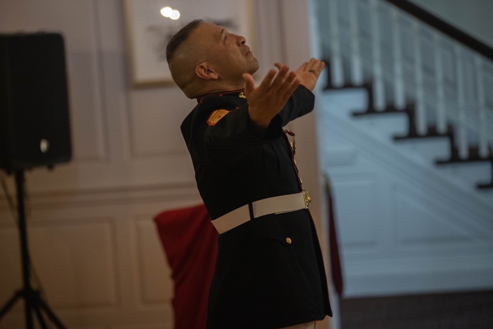 Master Gunnery Sgt. Fernando Llanos' Retirement Ceremony