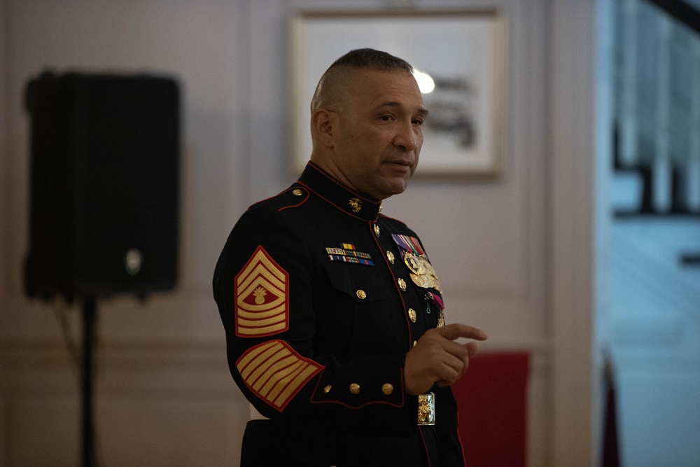 Master Gunnery Sgt. Fernando Llanos' Retirement Ceremony