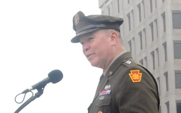 Pennsylvania Guard leader celebrates U.S. Army, U.S. Flag birthdays