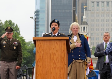 Pennsylvania Guard leader celebrates U.S. Army, U.S. Flag birthdays