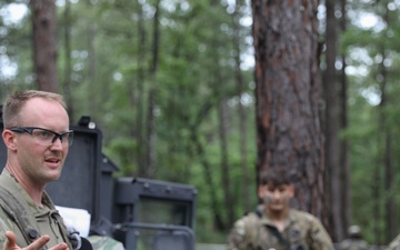 Chaplain Supports Soldiers with Religious Service at JRTC